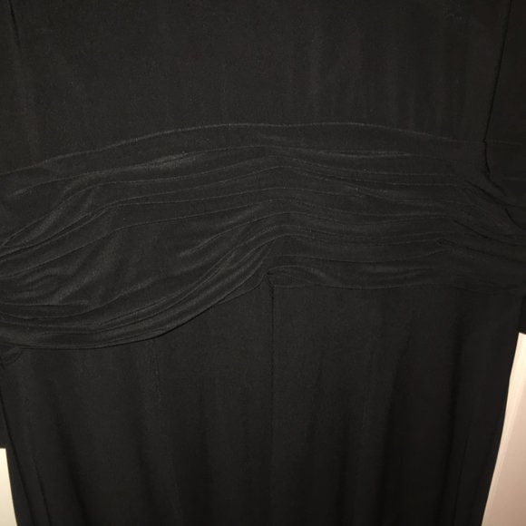 Evan Picone Black Dress - Size 14 - Picture 3 of 5